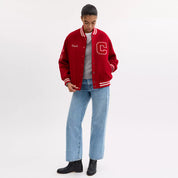 Coach Outlet Wool Varsity Jacket With Patches