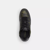 Coach Outlet Clip Court Sneaker With Camo Print