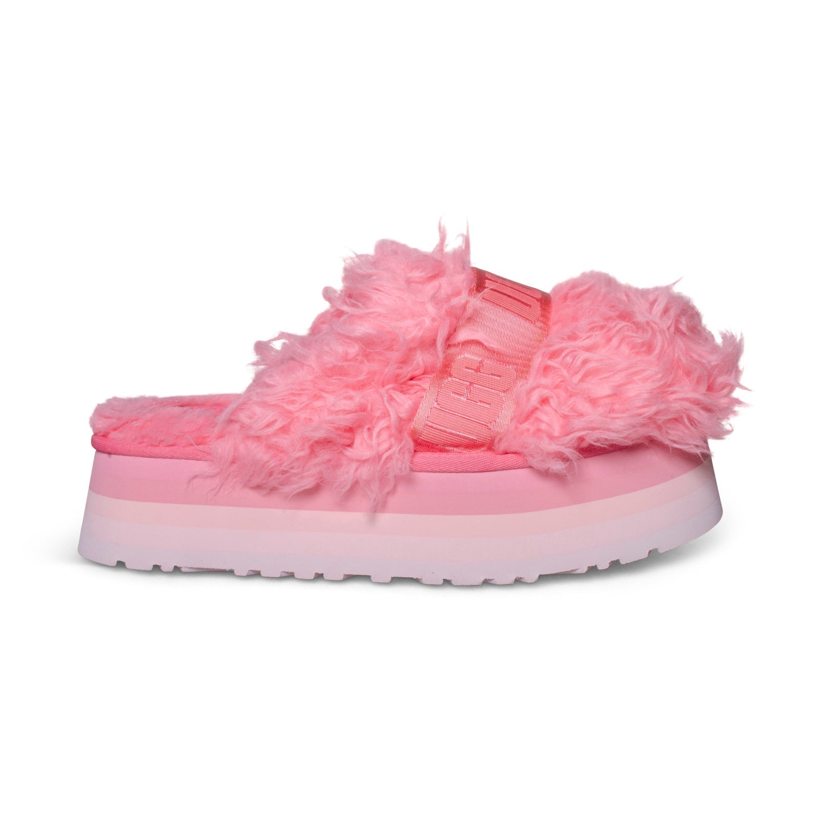 UGG Fluff Momma Sugar Slide Pink Jasmine Slippers - Women's