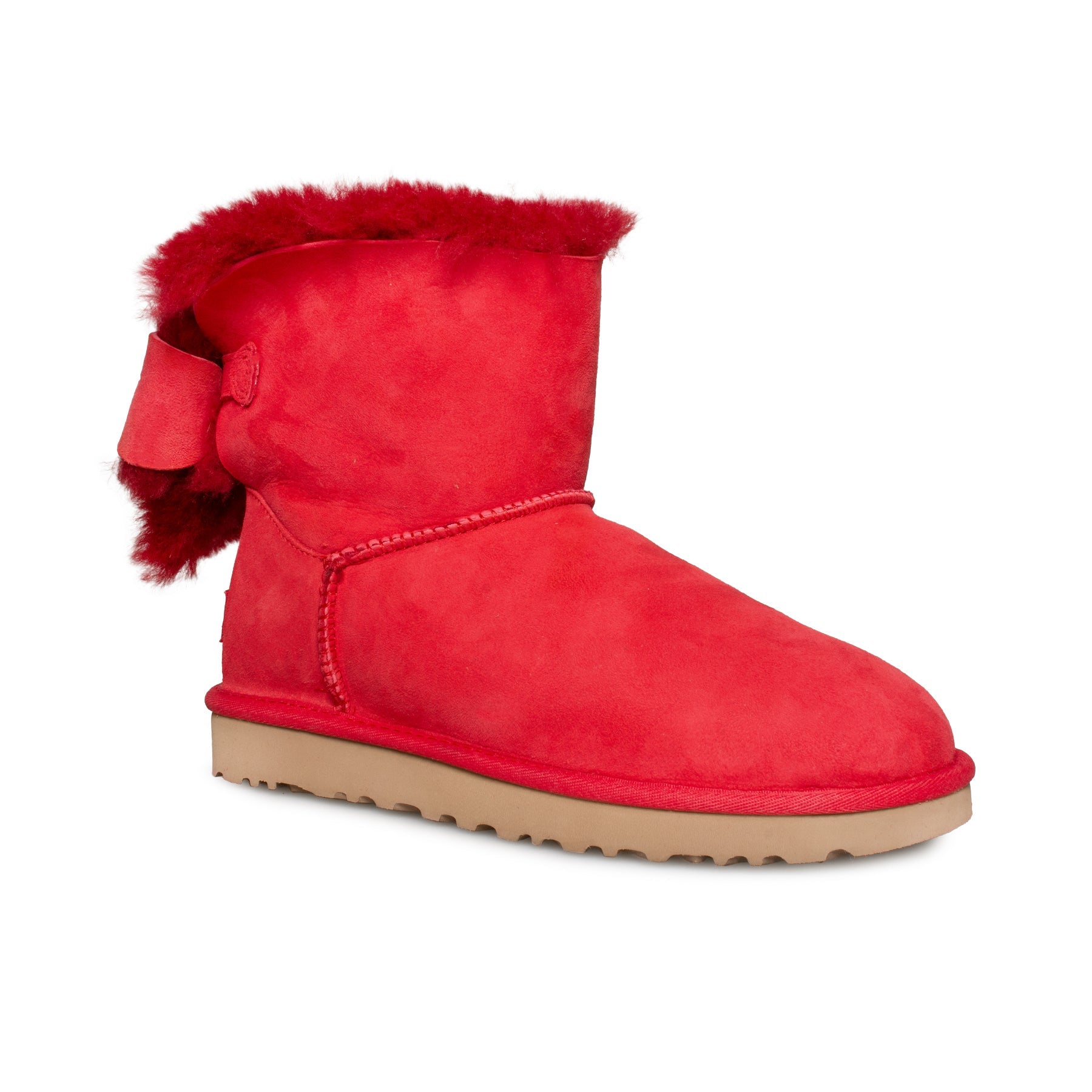 UGG Classic Heritage Bow Ribbon Red Boots - Women's