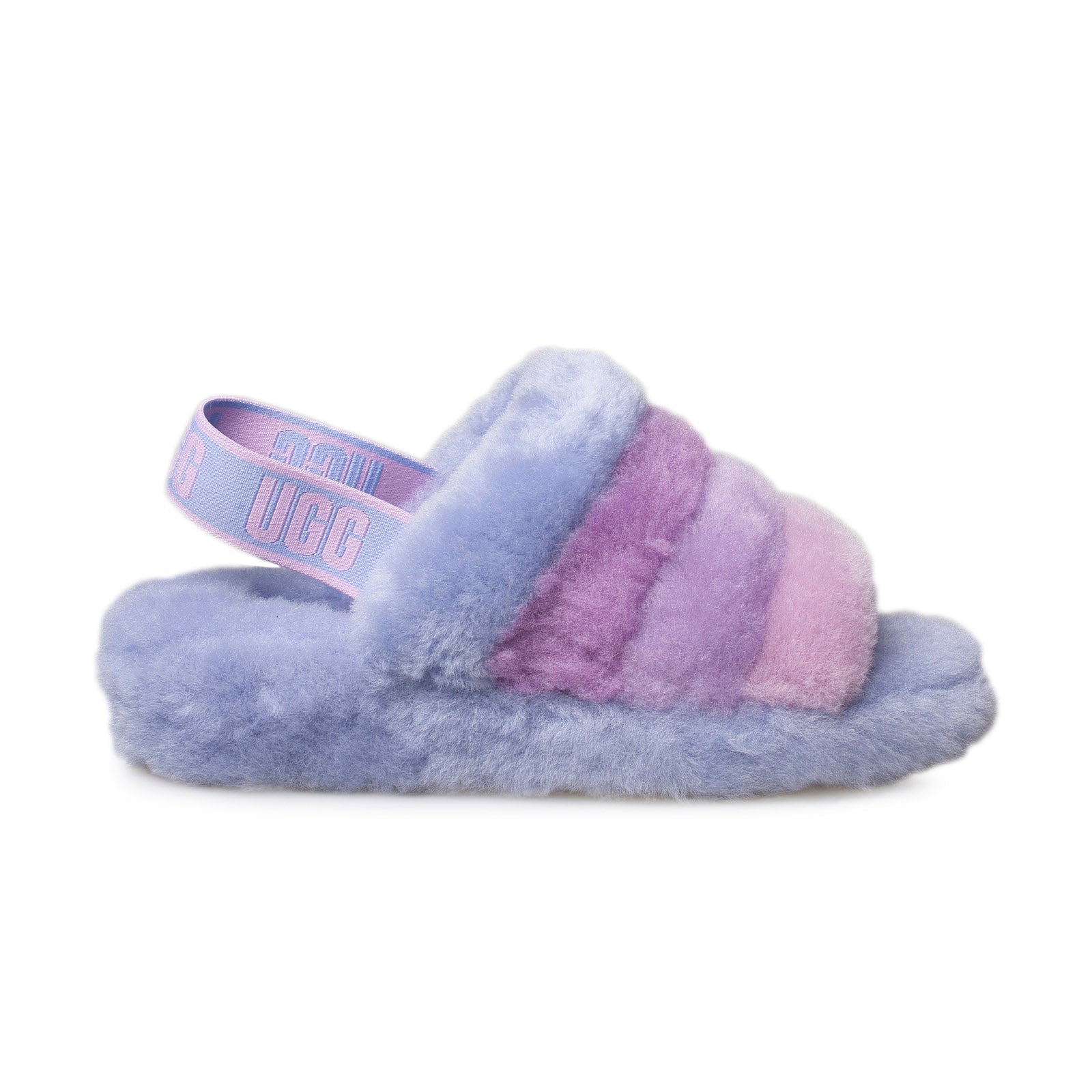 UGG Fluff Yeah Slide Cornflower Multi Slippers - Women's