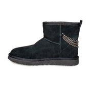 UGG Classic Mini Chains Black Boots - Women's