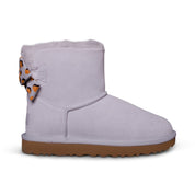 UGG Mini Bailey Bow Retro Spots Grey Boots - Women's