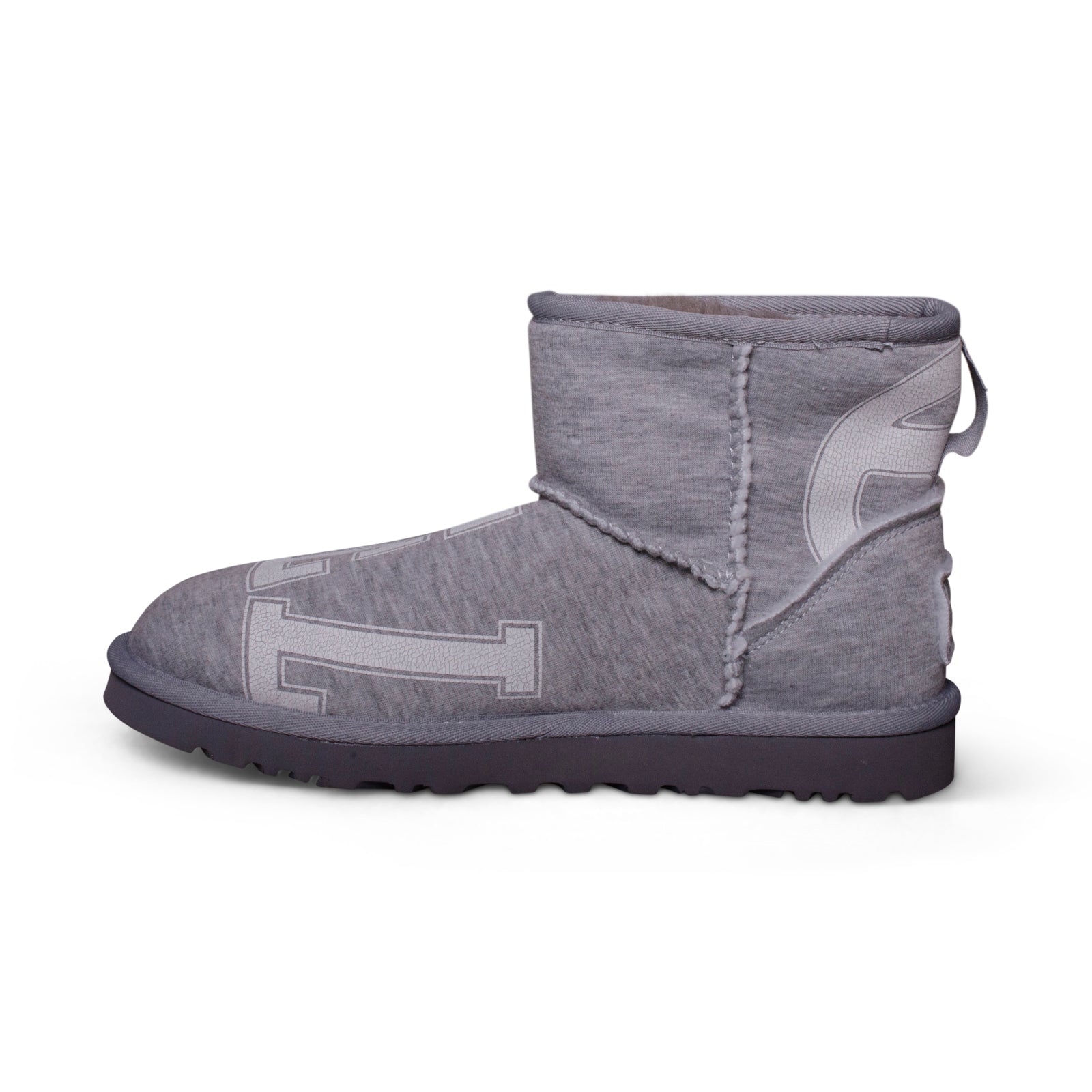 UGG X Telfar Fleece Mini Heather Grey Boots - Men's