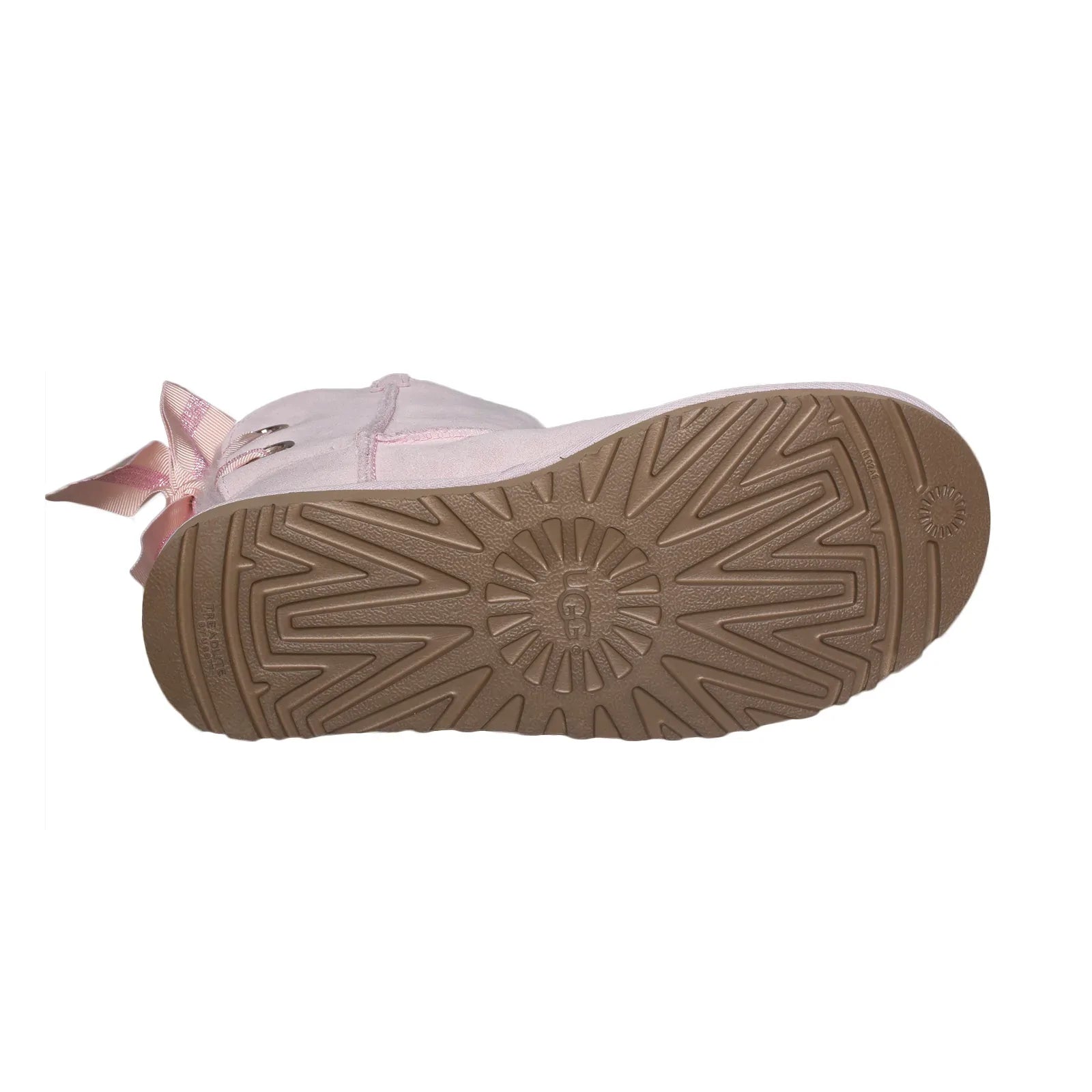 UGG Customizable Bailey Bow Short Seashell Pink Boots - Women's