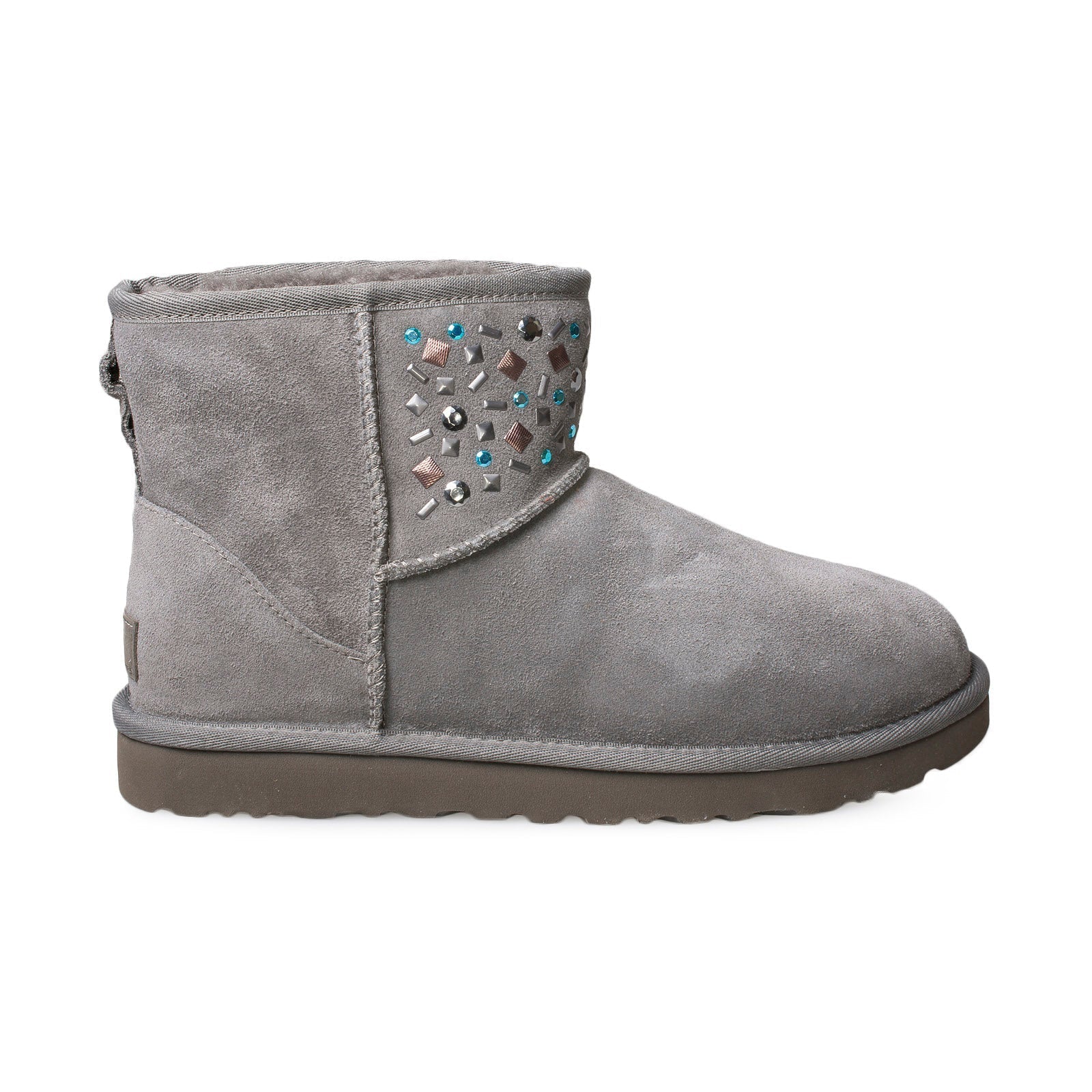 UGG Classic Mini Stud II Charcoal Boots - Women's