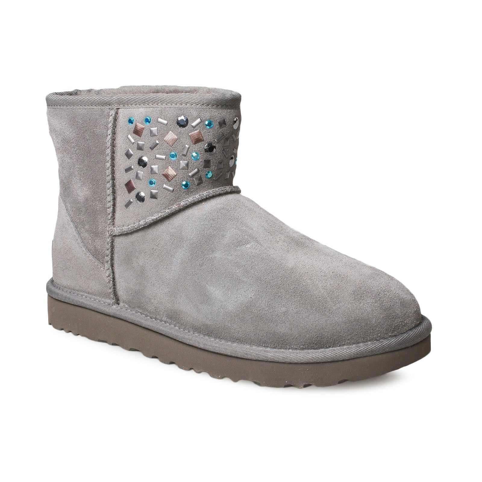 UGG Classic Mini Stud II Charcoal Boots - Women's