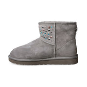 UGG Classic Mini Stud II Charcoal Boots - Women's