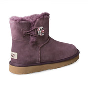 UGG Mini Bailey Button Gem Wine Tasting Boots - Women's