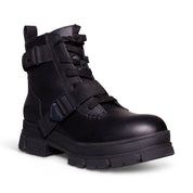 UGG Ashton Lace Up Black Boots - Women's