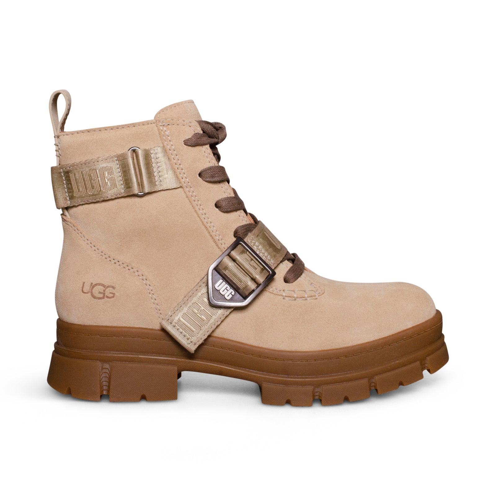 UGG Ashton Lace Up Mustard Seed Boots - Women's