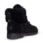 UGG Romely Heritage Lace Black Boots - Women's