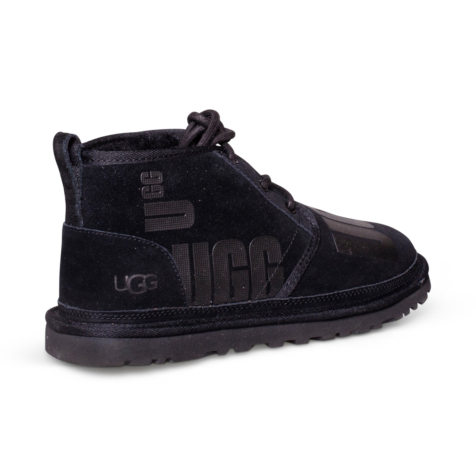 UGG Neumel Scatter Graphic Black Boots - Women's