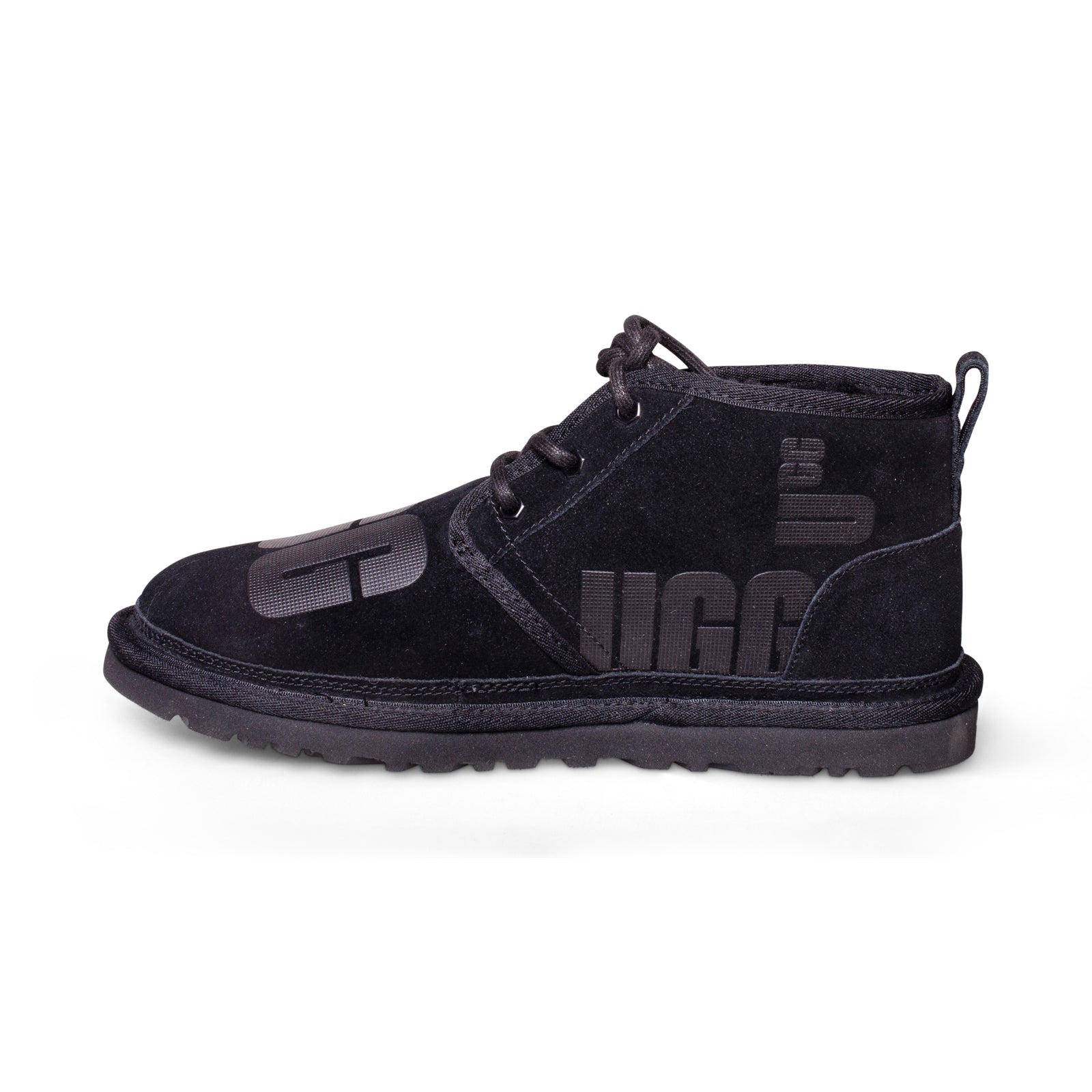 UGG Neumel Scatter Graphic Black Boots - Women's