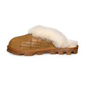 UGG Coquette UGG Logo Chestnut Slippers - Women's