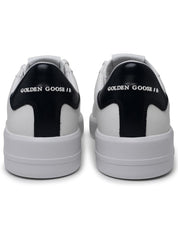 Golden Goose 'Purestar' White Calf Leather Sneakers