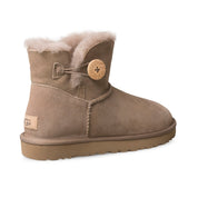 UGG Mini Bailey Button II Caribou Boots - Women's