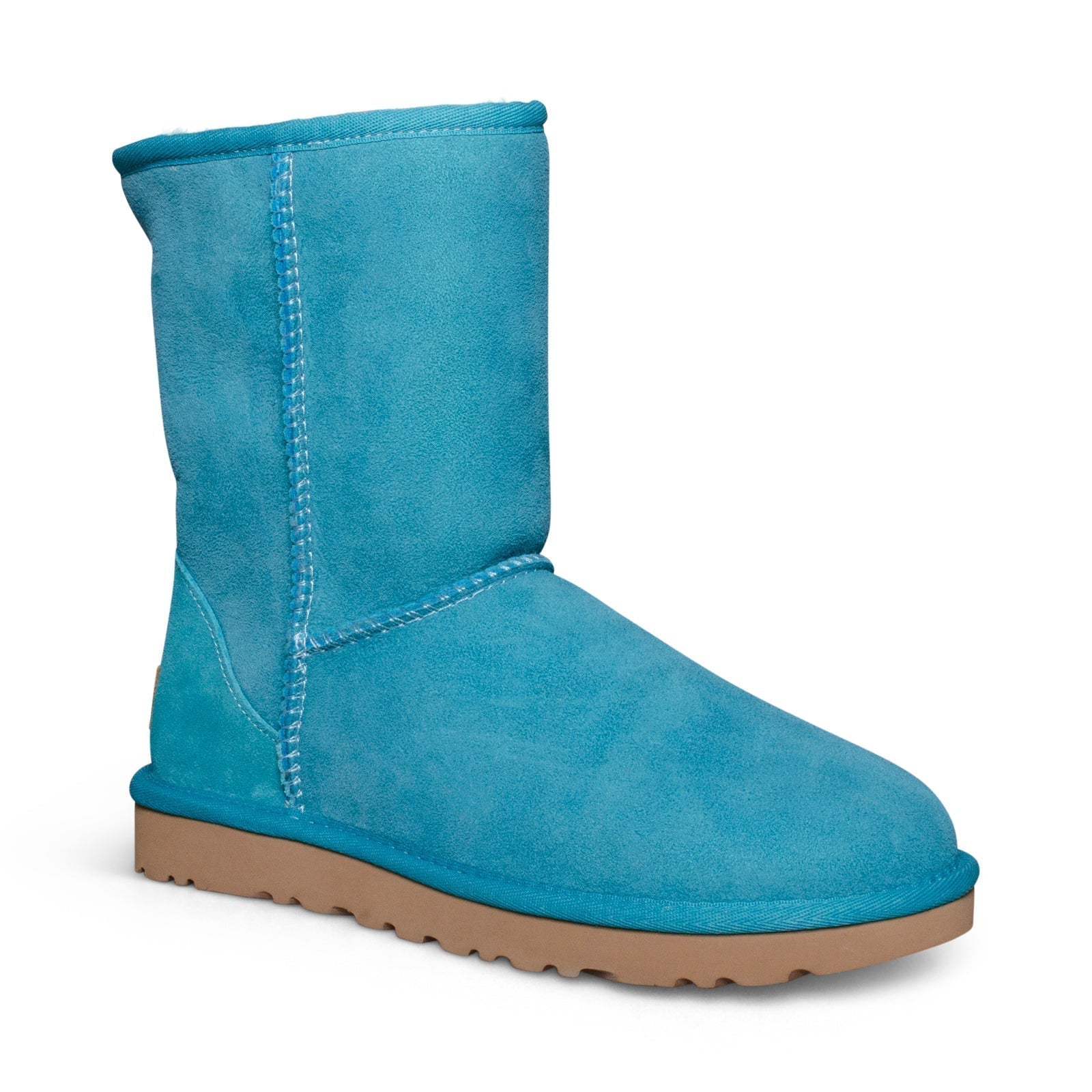 UGG Classic Short II Aqua Blue Boots - Women's