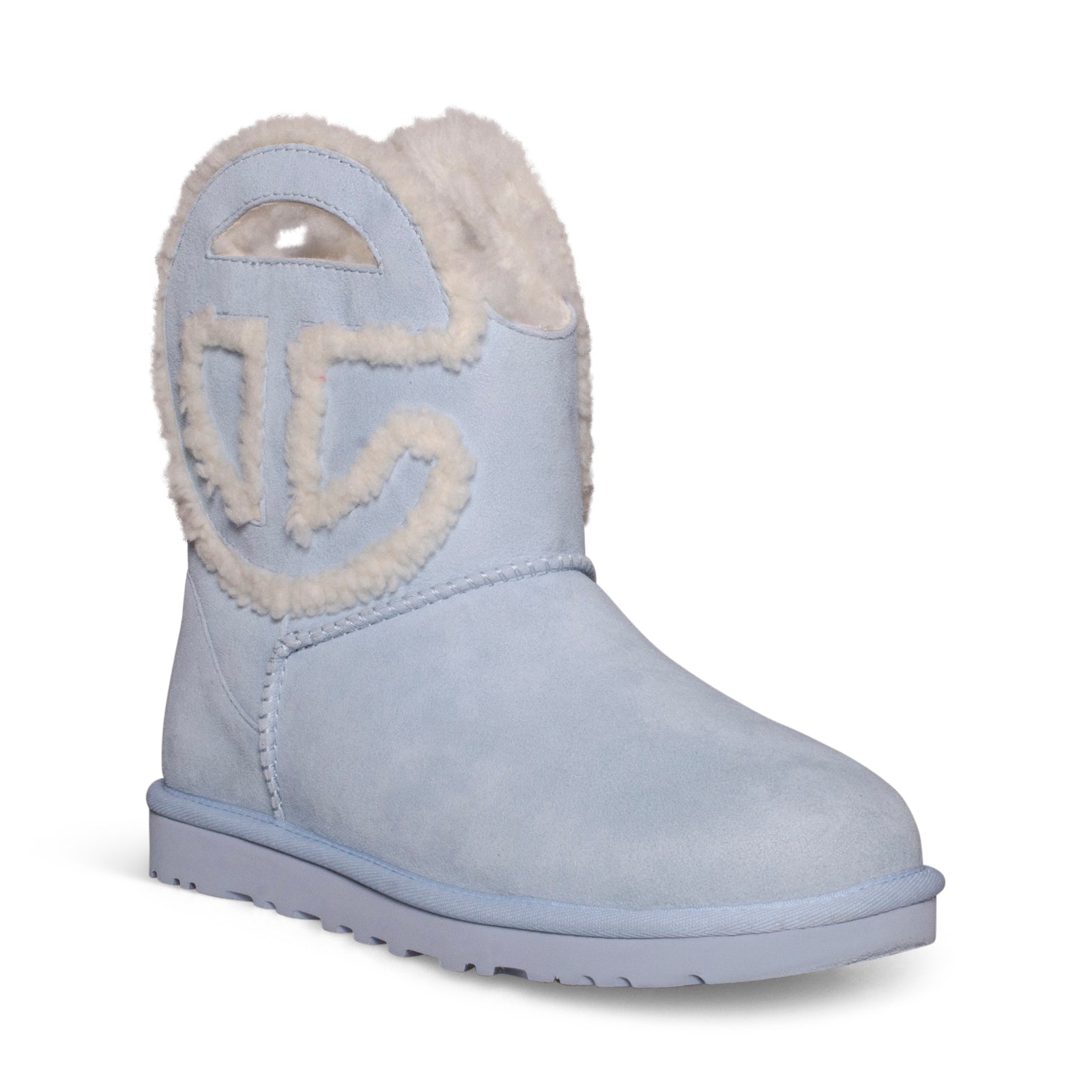 UGG X Telfar Logo Mini Blue Boots - All Gender