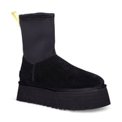 UGG Classic Dipper Platform Black Boots - Women's