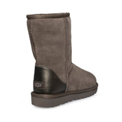 UGG Classic Short II Metallic Slate Boots - Women's