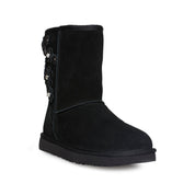 UGG Classic Short Petal Black Boots - Women's