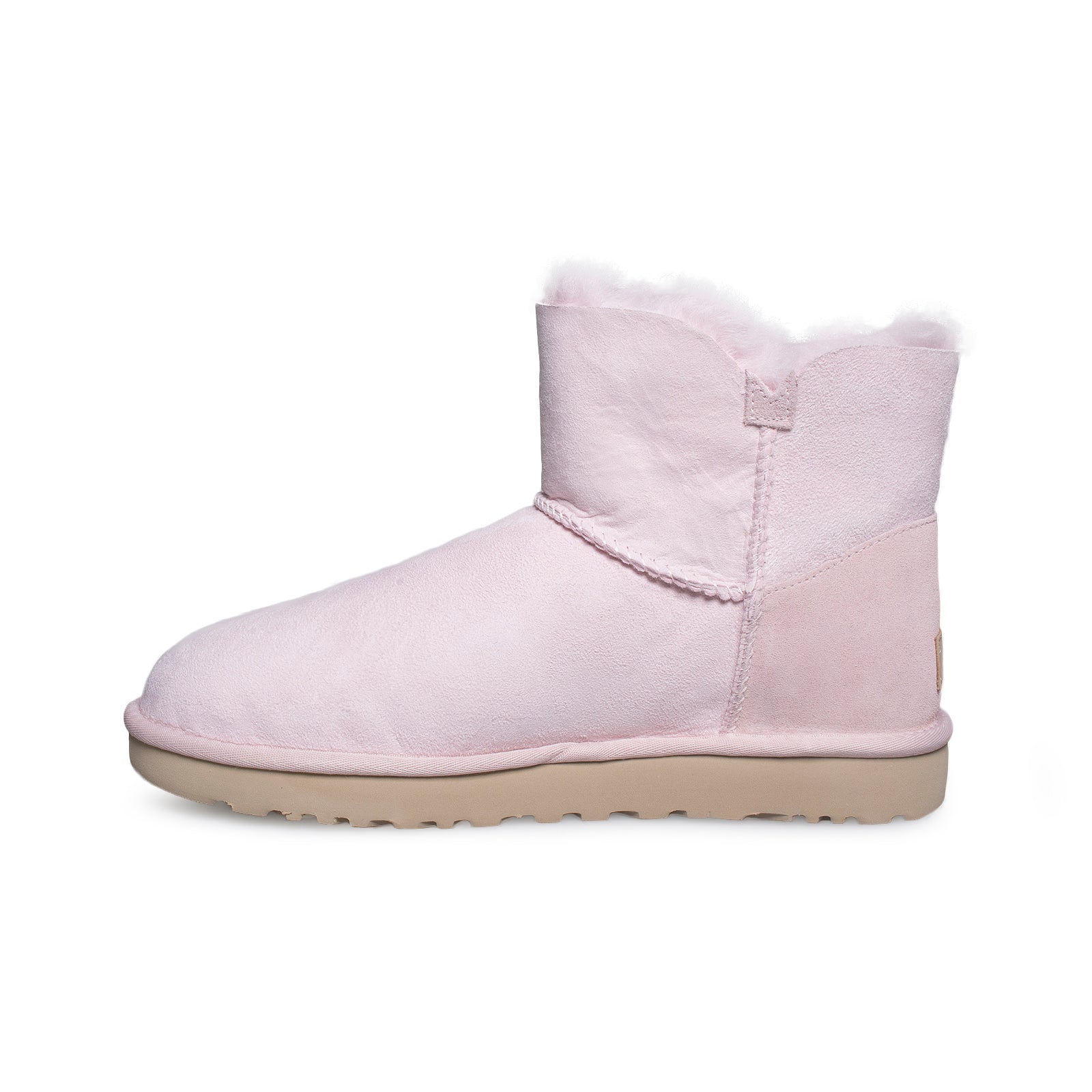 UGG Mini Bailey Button II Seashell Pink Boots - Women's