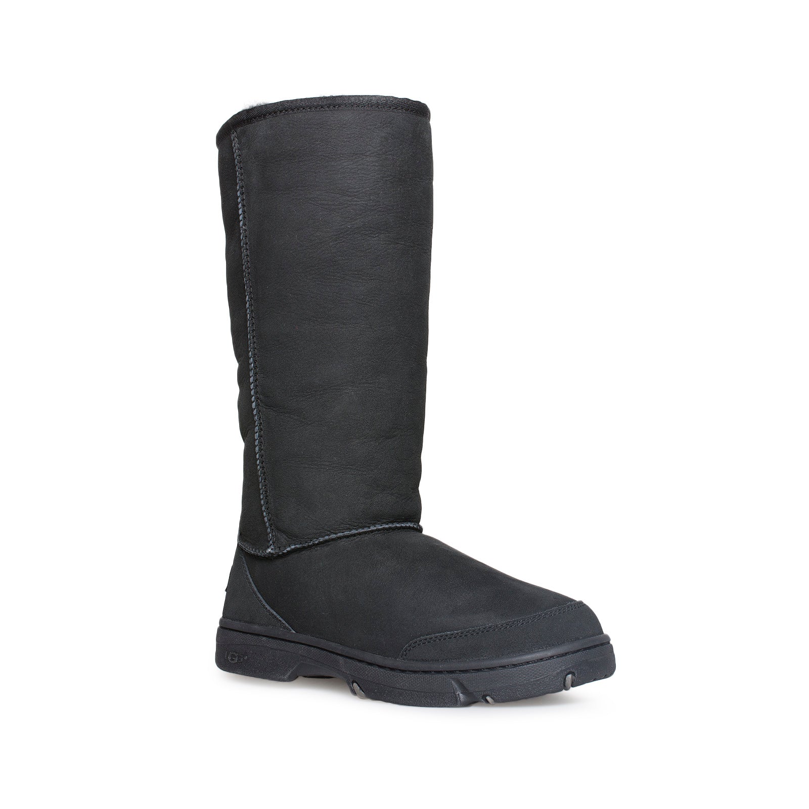 UGG Ultimate Tall Braid Black Boots - Women's