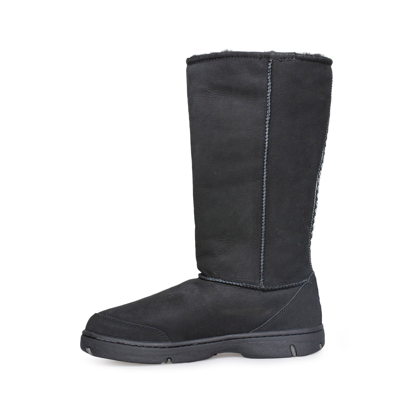 UGG Ultimate Tall Braid Black Boots - Women's