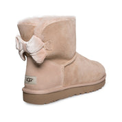 UGG Mini Bailey Bow ll Ribbon Driftwood Boots - Women's