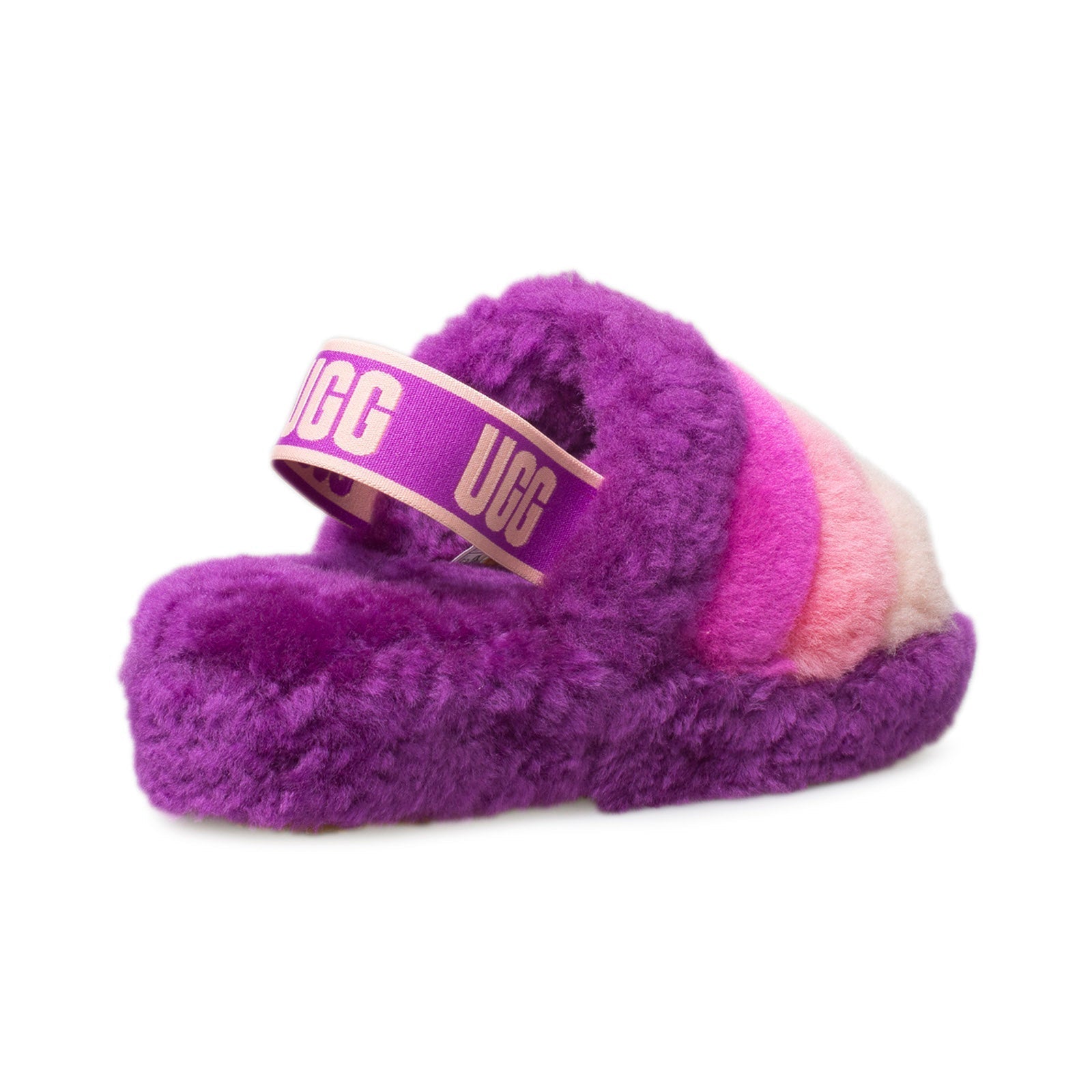 UGG Fluff Yeah Slide Berrylicious Multi Slippers - Women's