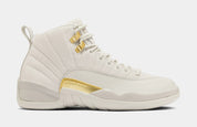 Air Jordan 12 Retro Phantom Womens Lifestyle Shoes (Phantom/Metallic Gold/White)