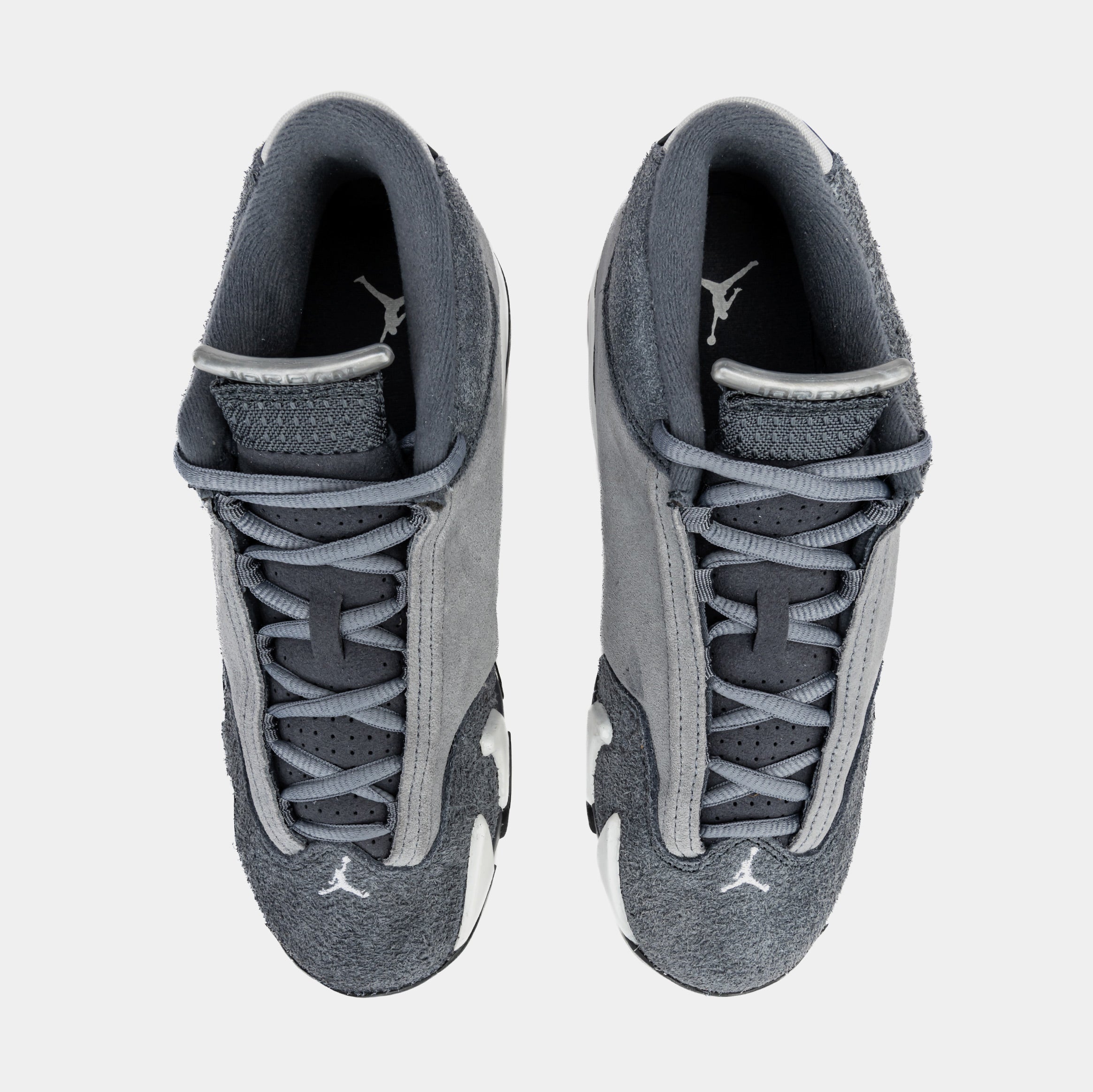 Air Jordan 14 Retro Flint Grey Grade School Lifestyle Shoes (Flint Grey/Stealth White)