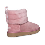 UGG Fluff Mini Quilted Pink Dawn Boots - Women's