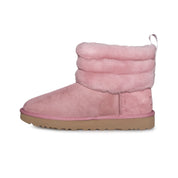 UGG Fluff Mini Quilted Pink Dawn Boots - Women's