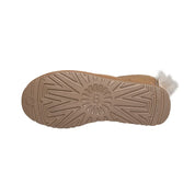 UGG Fluff Bow Mini Chestnut Boots - Women's