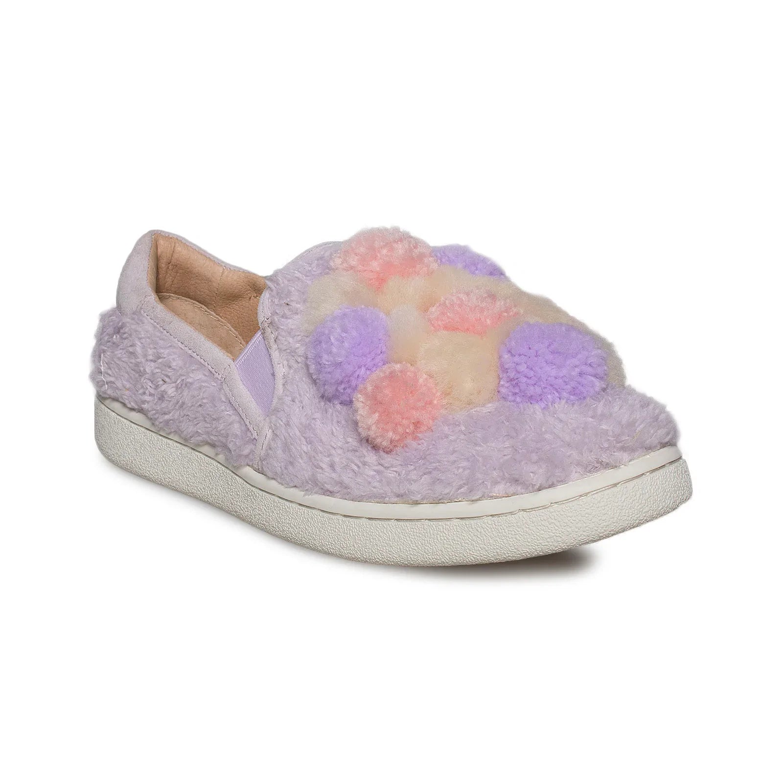 UGG Ricci Pom Pom Lavender Fog Shoes - Women's