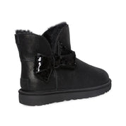 UGG Mini Sequin Bow Black Boots - Women's