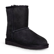 UGG Classic Short Black Boots - Youth