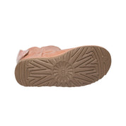 UGG Fluff Bow Mini Suntan Boots - Women's