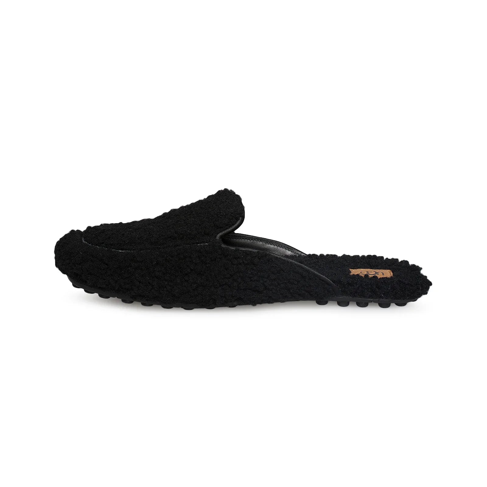 UGG Lane Fluff Black Loafer - Women's