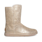 UGG Abree Short II Stardust Metallic Gold Boots - Women's