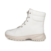 UGG Yose White Boots - Women's