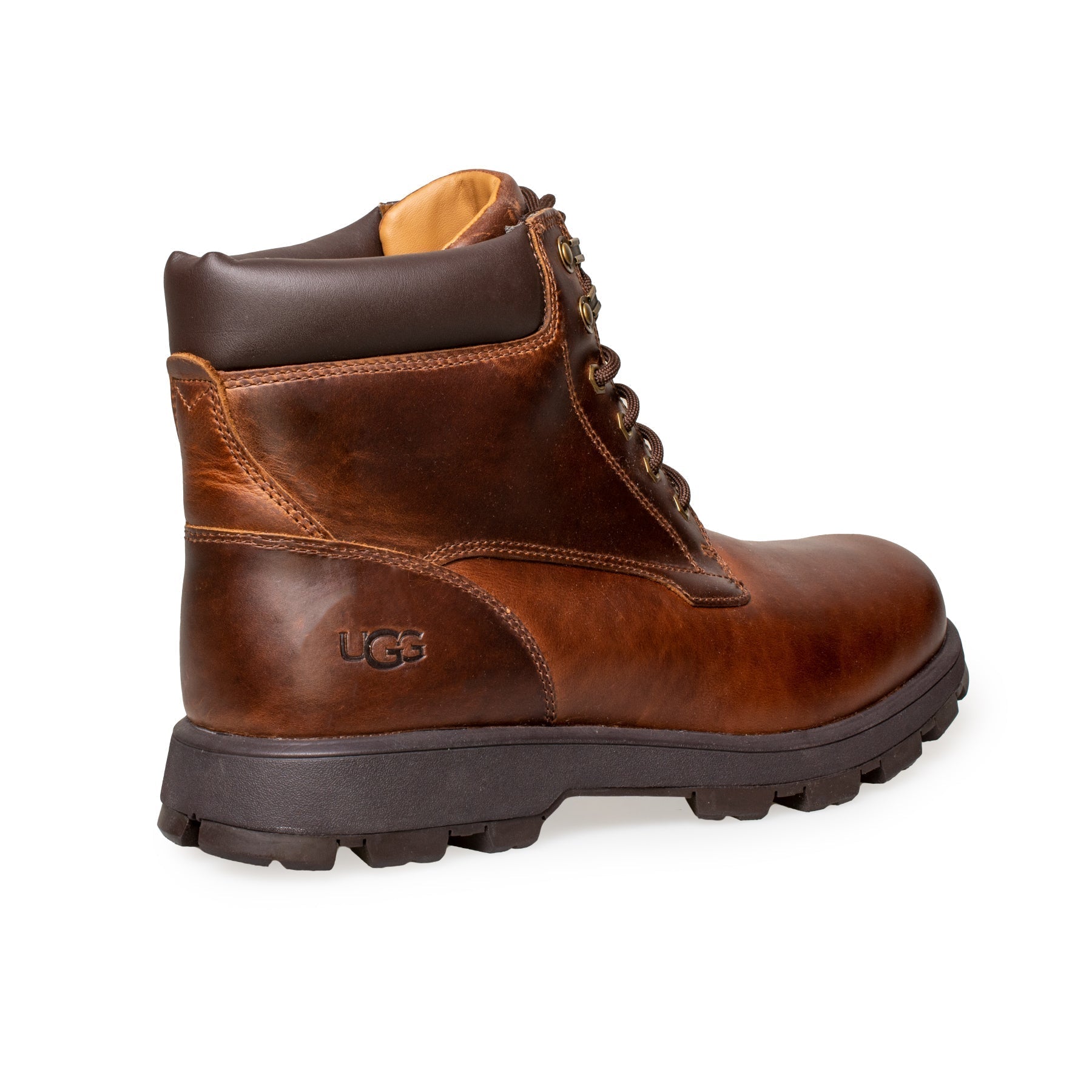 UGG Stenton Chestnut Leather Boots - Men's