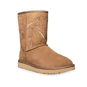 UGG Classic Short Gold Burst Beachwood Boots - Women's