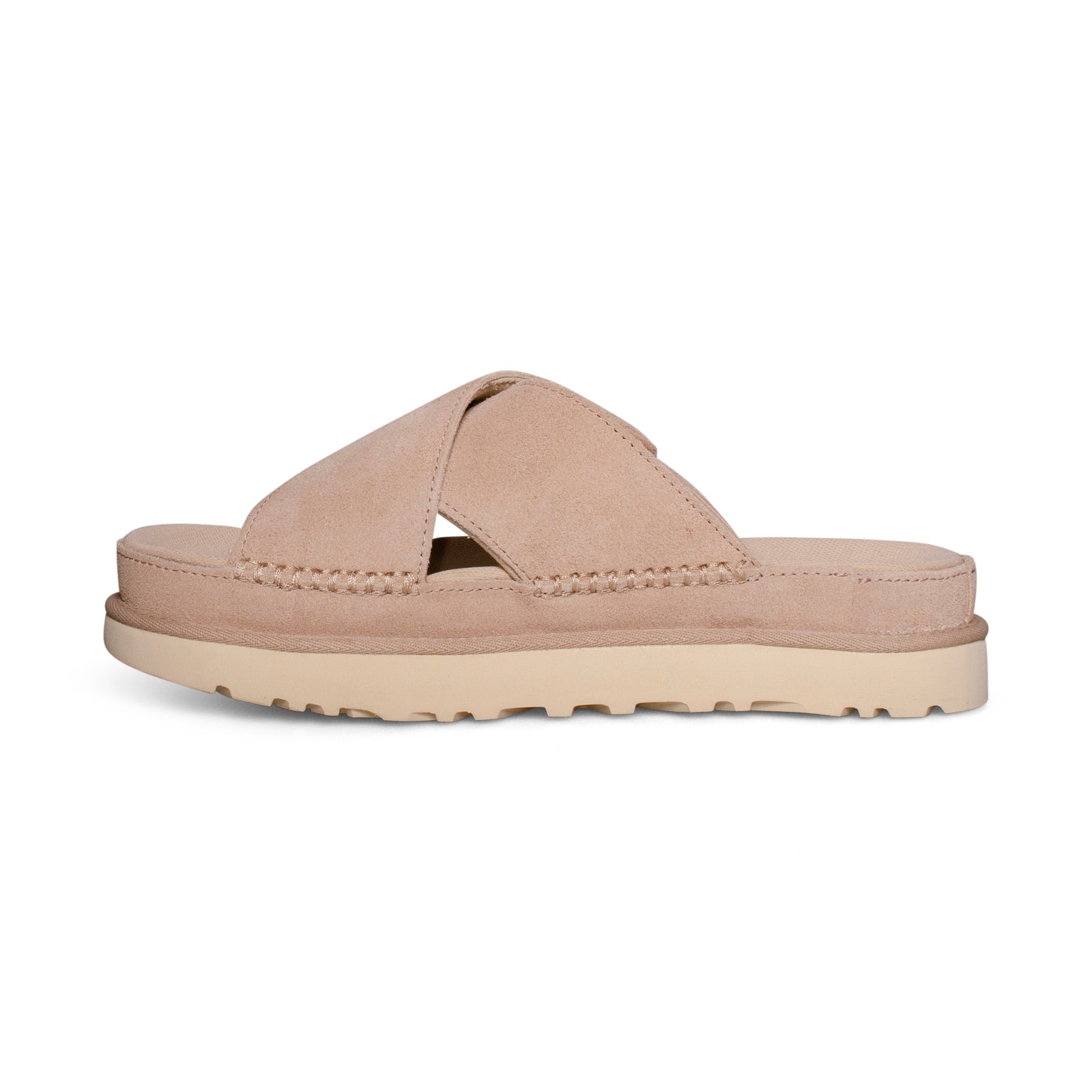 UGG Goldenstar Cross Slide Driftwood - Women's