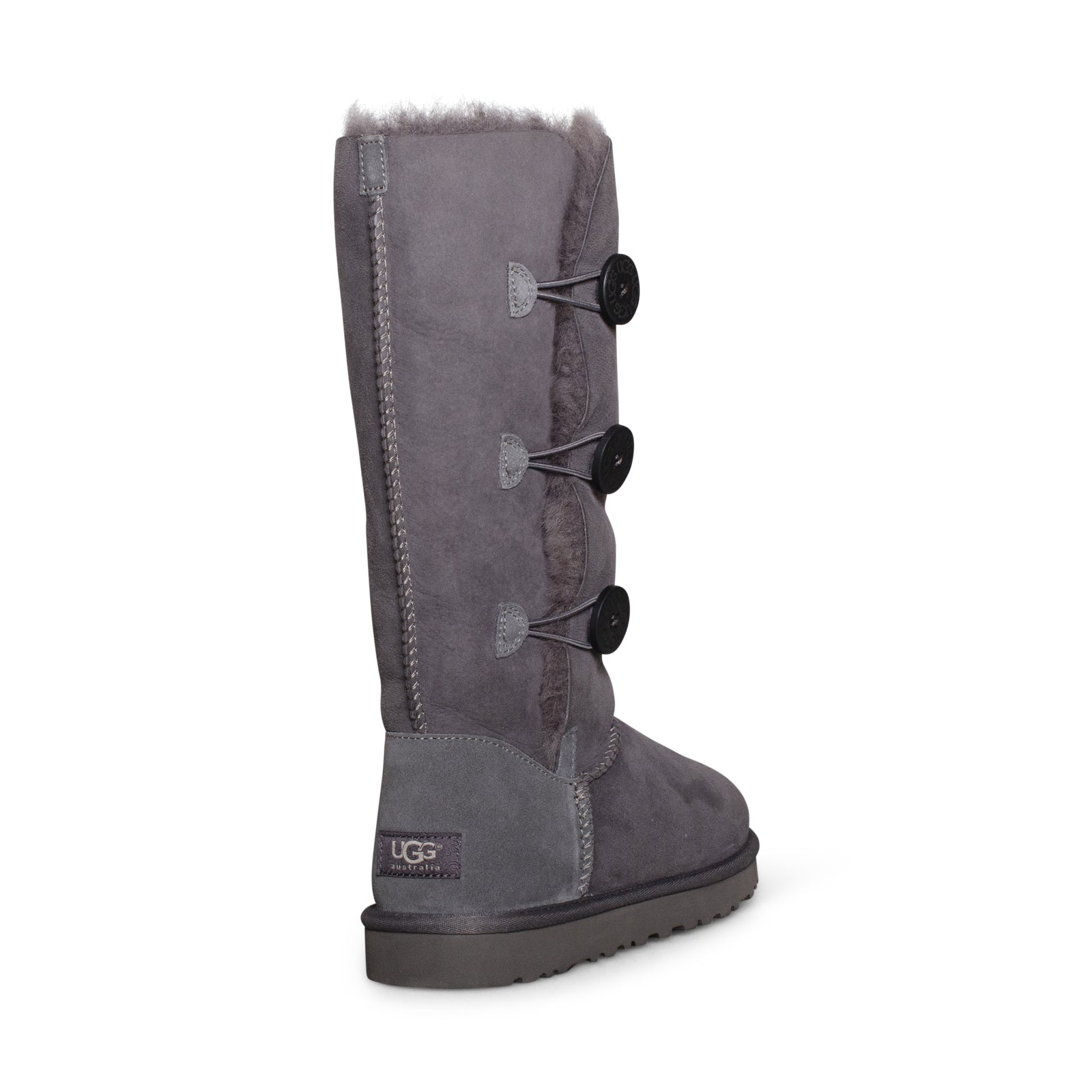 UGG Bailey Button Triplet Grey Boots - Women's