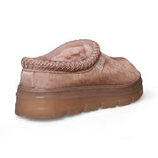 UGG Tasman Monogram Tan Grey Slippers - Women's