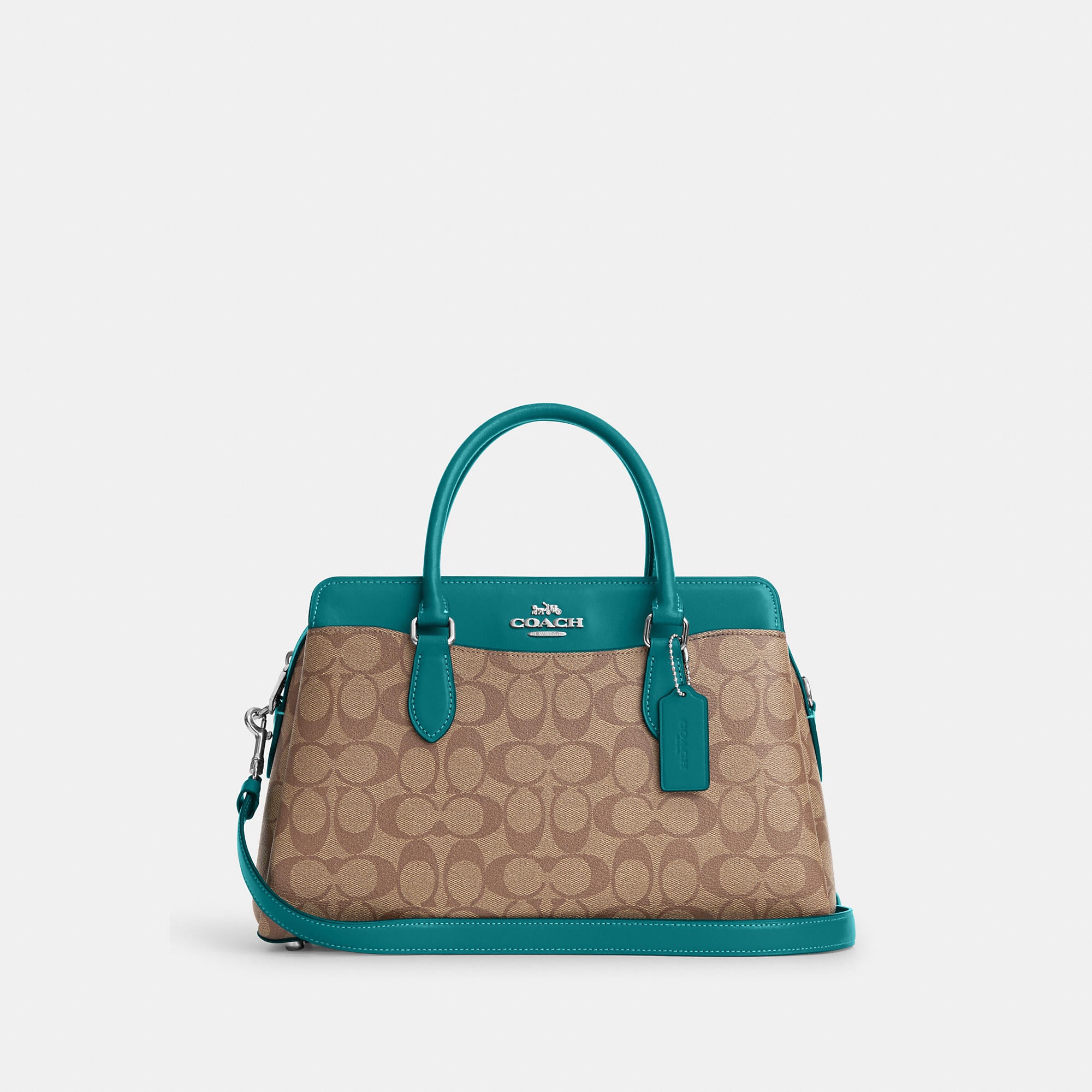 Coach Outlet Darcie Carryall In Signature Canvas