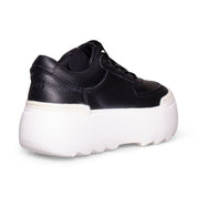 UGG Marin Mega Lace Black / Bright White Platform Sneakers - Women's